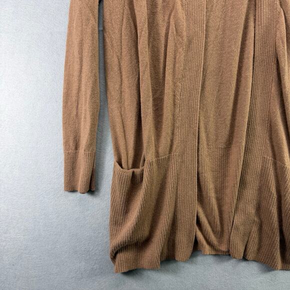 Croft & Barrow Women’s Brown Open Front Cardigan Sweater Size M - Picture 3 of 9